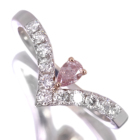 �s���N�_�C�������h 0.15ct/FP/SI2 �_�C�������h ��0.3ct �v���`�i �s���N�S�[���h �����O(�w��)