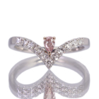 �s���N�_�C�������h 0.15ct/FP/SI2 �_�C�������h ��0.3ct �v���`�i �s���N�S�[���h �����O(�w��)