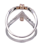 �s���N�_�C�������h 0.15ct/FP/SI2 �_�C�������h ��0.3ct �v���`�i �s���N�S�[���h �����O(�w��)