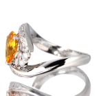 �S�[���f���T�t�@�C�A 1.3ct �_�C�������h 0.2ct �v���`�i �����O(�w��)