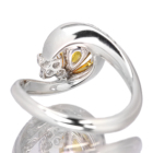 �S�[���f���T�t�@�C�A 1.3ct �_�C�������h 0.2ct �v���`�i �����O(�w��)