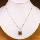 ���x���C�g 3.5ct �_�C�������h 1.2ct �v���`�i �l�b�N���X