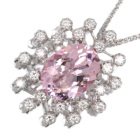 �����K�i�C�g 4.6ct �_�C�������h 0.6ct �z���C�g�S�[���h �l�b�N���X