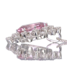 �����K�i�C�g 4.6ct �_�C�������h 0.6ct �z���C�g�S�[���h �l�b�N���X