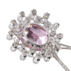 �����K�i�C�g 4.6ct �_�C�������h 0.6ct �z���C�g�S�[���h �l�b�N���X