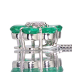 �G�������h 1.3ct �_�C�������h 0.25ct �v���`�i �l�b�N���X