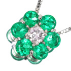 �G�������h 1.3ct �_�C�������h 0.25ct �v���`�i �l�b�N���X