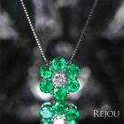 �G�������h 1.3ct �_�C�������h 0.25ct �v���`�i �l�b�N���X