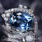 �T���^�}���A�A�N�A�}���� 6.2ct �_�C�������h ��0.7ct �v���`�i �����O(�w��)