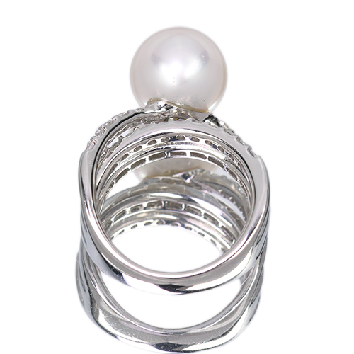 第489回抽選販売＞南洋白蝶真珠 11㎜ ダイヤモンド 1.1ct プラチナ