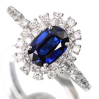 ���C�����u���[�T�t�@�C�A 1.5ct �_�C�������h 0.5ct �v���`�i �����O(�w��)