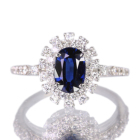 ���C�����u���[�T�t�@�C�A 1.5ct �_�C�������h 0.5ct �v���`�i �����O(�w��)