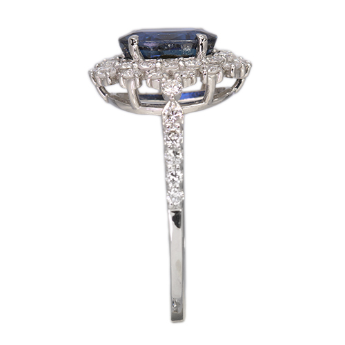 第489回抽選販売＞ロイヤルブルーサファイア 1.5ct ダイヤモンド 0.5ct