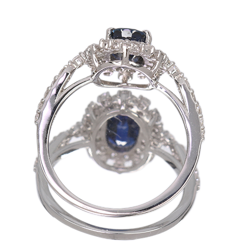 第489回抽選販売＞ロイヤルブルーサファイア 1.5ct ダイヤモンド 0.5ct