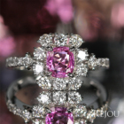 �p�p���`�A�T�t�@�C�A ��0.7ct �_�C�������h 0.7ct �v���`�i �����O(�w��)