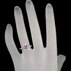 �p�p���`�A�T�t�@�C�A ��0.7ct �_�C�������h 0.7ct �v���`�i �����O(�w��)
