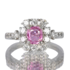 �p�p���`�A�T�t�@�C�A ��0.7ct �_�C�������h 0.7ct �v���`�i �����O(�w��)