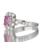 �p�p���`�A�T�t�@�C�A ��0.7ct �_�C�������h 0.7ct �v���`�i �����O(�w��)