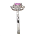�p�p���`�A�T�t�@�C�A ��0.7ct �_�C�������h 0.7ct �v���`�i �����O(�w��)