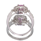 �p�p���`�A�T�t�@�C�A ��0.7ct �_�C�������h 0.7ct �v���`�i �����O(�w��)