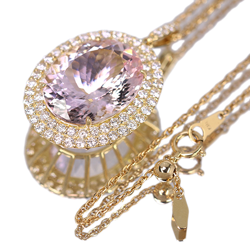 第490回抽選販売＞モルガナイト 17.3ct ダイヤモンド 2ct イエロー