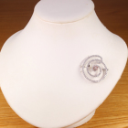 �s���N�_�C�������h 0.27ct �_�C�������h 1.8ct �z���C�g�S�[���h �v���`�i �u���[�`���y���_���g�g�b�v