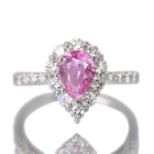 �p�p���`�A�T�t�@�C�A 0.7ct �_�C�������h 0.6ct �v���`�i �����O(�w��)