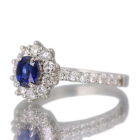 ���C�����u���[�T�t�@�C�A 0.6ct �_�C�������h 0.5ct �v���`�i �����O(�w��)