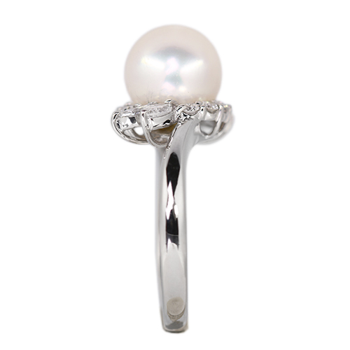 第490回抽選販売＞あこや真珠 8.9㎜ ダイヤモンド 0.5ct プラチナ