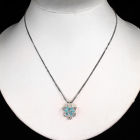 �u���W���Y�p���C�o�g���}���� 0.82ct �_�C�������h 2.7ct �v���`�i �l�b�N���X