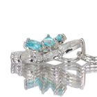 �u���W���Y�p���C�o�g���}���� 0.82ct �_�C�������h 2.7ct �v���`�i �l�b�N���X