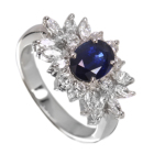 ���C�����u���[�T�t�@�C�A 1.6ct �_�C�������h 0.7ct �v���`�i �����O(�w��)