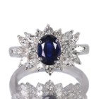 ���C�����u���[�T�t�@�C�A 1.6ct �_�C�������h 0.7ct �v���`�i �����O(�w��)