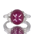 �X�^�[�T�t�@�C�A 7ct �_�C�������h 0.5ct �v���`�i �����O(�w��)
