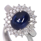 �u���[�T�t�@�C�A�i�J�{�V�����j 3.8ct �_�C�������h 0.6ct �v���`�i �����O(�w��)