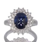 �u���[�T�t�@�C�A�i�J�{�V�����j 3.8ct �_�C�������h 0.6ct �v���`�i �����O(�w��)