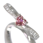 ����M�s���N�T�t�@�C�A 0.37ct �_�C�������h �v���`�i �����O(�w��)