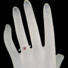 ����M�s���N�T�t�@�C�A 0.37ct �_�C�������h �v���`�i �����O(�w��)