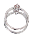 ����M�s���N�T�t�@�C�A 0.37ct �_�C�������h �v���`�i �����O(�w��)