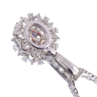 �s���N�_�C�������h 0.117ct/FPP/SI2 ���[�Y�J�b�g�_�C�������h �v���`�i �s���N�S�[���h �l�b�N���X