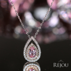 ����M�s���N�T�t�@�C�A ��0.5ct �_�C�������h �v���`�i �s���N�S�[���h �l�b�N���X