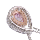 ����M�s���N�T�t�@�C�A ��0.5ct �_�C�������h �v���`�i �s���N�S�[���h �l�b�N���X