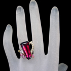 ���x���C�g 11.4ct �s���N�g���}���� 0.5ct �_�C�������h �C�G���[�S�[���h �����O(�w��)