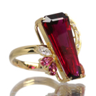 ���x���C�g 11.4ct �s���N�g���}���� 0.5ct �_�C�������h �C�G���[�S�[���h �����O(�w��)
