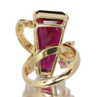 ���x���C�g 11.4ct �s���N�g���}���� 0.5ct �_�C�������h �C�G���[�S�[���h �����O(�w��)