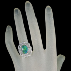 �I�[�X�g�����A���C�g�j���O���b�W�Y�u���b�N�I�p�[�� 2.0ct �_�C�������h 1.5ct �v���`�i �����O(�w��)