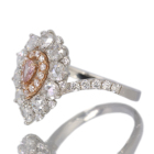 �s���N�_�C�������h 0.109ct/FIP/SI2 ���[�Y�J�b�g�_�C�������h �v���`�i �s���N�S�[���h �����O(�w��)