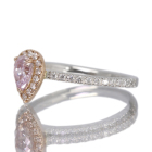 �s���N�_�C�������h 0.40ct/FLPP/I1 �_�C�������h 0.2ct �v���`�i �s���N�S�[���h �����O(�w��)
