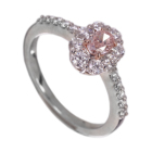 �s���N�_�C�������h 0.32ct/FOP/SI1 �_�C�������h 0.5ct �v���`�i �����O(�w��)