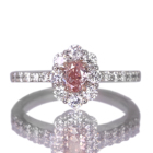 �s���N�_�C�������h 0.32ct/FOP/SI1 �_�C�������h 0.5ct �v���`�i �����O(�w��)